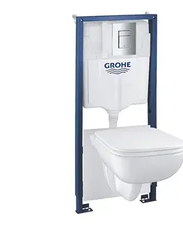 GROHE 39817000 - Sada pre WC SOLIDO 1,13 m keramika/biela 39817000