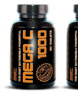 1+1 Zadarmo: Mega C 1000 - Best Nutrition 90 tbl. + 90 tbl.