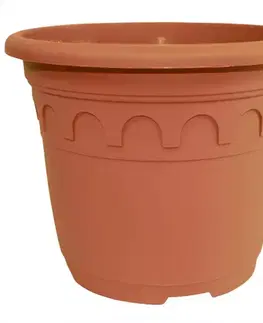 Kvetináč ROMA plastový terakota d16x12cm; 1,5l