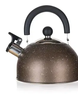 Banquet Nehrdzavejúca kanvice GRANITE Brown, 1,7 l, hnedá