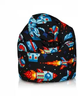 Sedací vak Sako Modern polyester TiaHome - Rakety