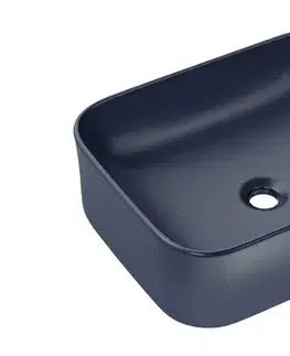 ArtCom Keramické umývadlo KAMA MNB-50 | tmavomodrý mat 50 cm