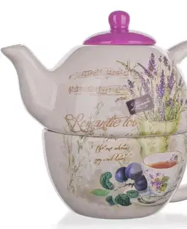BANQUET LAVENDER Konvička s šálkou 60ZF1124-A