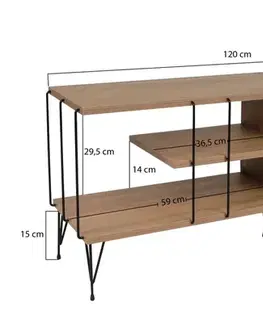TV stolík Eze - Oak
