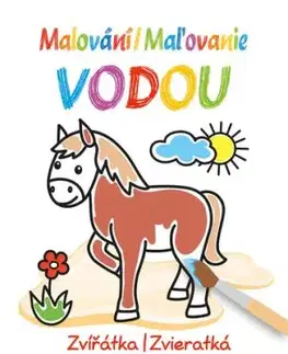 Malování vodou / Maľovanie -BO-Zvířátka / Zvieratká (CZ/SK vydanie)