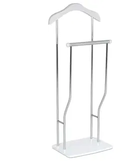 Autronic Nemý sluha Dustin chróm / biela, 45 x 108 cm
