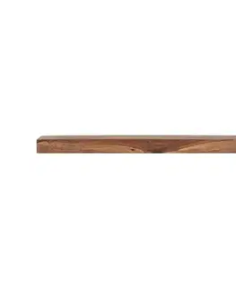 Polica na stenu Tara 150x22 indický masív palisander