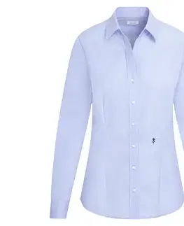 Blúzka Seidensticker Slim Fit non iron, svetlomodrá