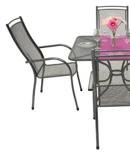 Záhradná kovová zostava PALMA IV. 1+4 Stôl 105 x 105 cm (u505)
