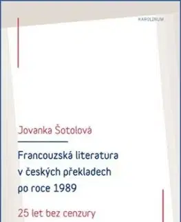 Francouzská literatura v českých překladech po roce 1989