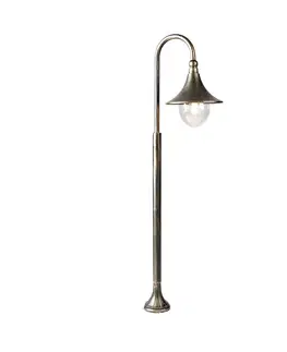 Inteligentná vonkajšia lampa Antique Gold 125 cm IP44 vrátane WiFi A60 - Daphne