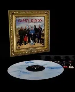 Gipsy Kings Feat. Tonino Baliardo - Historia (White/Blue Marbled) LP - Gipsy Kings