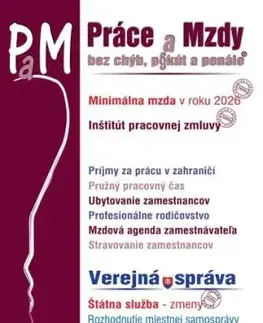 PAM 11-12/2025 – Minimálna mzda, Pracovná zmluva a pružný pracovný čas