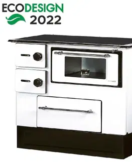 Kuchynské kachle Regular 46 ECO biela 8 kW pravé