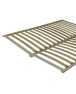 KONDELA Flex 3-zónový lamelový rošt 180x200 cm brezové drevo