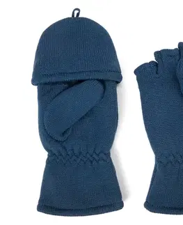 Detské palčiaky z pleteného flísu s príklopkou