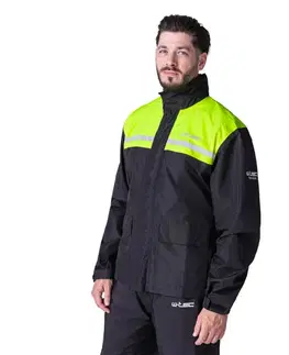 W-TEC Rinstop pláštenka čierna-fluo - M