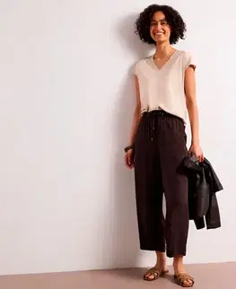 7/8 nohavice culotte Street One, hnedé