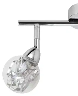 Stropné LED svietidlo SMD Bolo chróm
