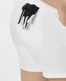 Softshellové funkčné šortky, biele