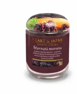 Veľká sviečka Heart & Home Šťavnatá moruša, 340g