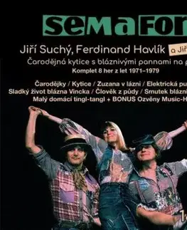 Semafor Komplet 8 her z let 1971-1979 - Čarodějná kytice s bláznivými pannami na půdě - Jiří Suchý, Jiří Šlitr