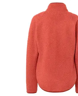 Bunda z hebkého flísu, oranžová
