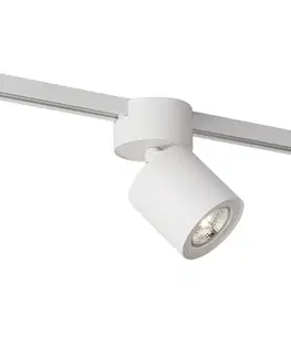 Moderný biely reflektor pre 1-fázový koľajnicový systém GU10 70mm - Iconic Roto