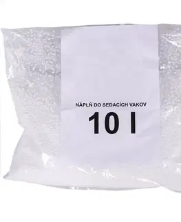 KONDELA EPS 10 náplň do sedacích vakov biela