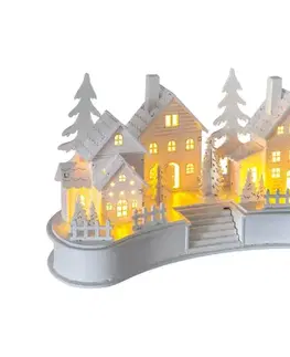  - LED Vianočná dekorácia LED/2xAA dedinka 50004957
