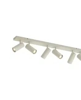 Moderné stropné svietidlo béžové 100 cm 6-svetiel nastaviteľné - Renna
