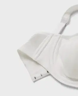 Podprsenka s kosticami, biela