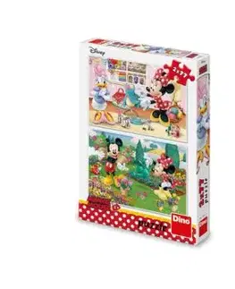 Puzzle Pracovitá Minnie 2x77 Dino