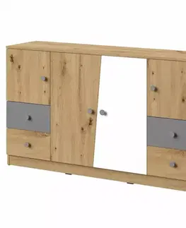 Komoda Nero 06 160 – Šedá Mat