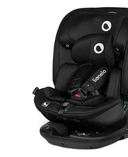 Lionelo - Autosedačka s otočnou základňou BASTIAAN i-Size 40-150 cm Čierny karbón 5903771705110