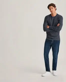 Džínsy, modrý denim