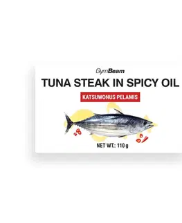 GymBeam Steak z tuniaka v pikantnom oleji