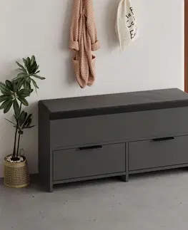 Skrinka na topánky / Botník Cove Shoe Bench - Anthracite