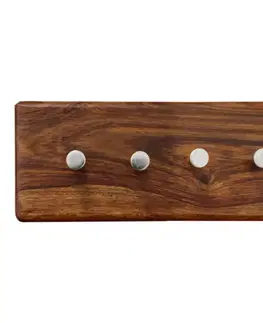 Vešiak na kľúče Tina s 4 háčikmi 25x10x2,5 indický masív palisander