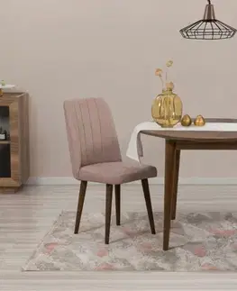 Jedálenský set s rozkladacím stolom a stoličkami (3 kusy) Vina 0900 - Walnut, Stone
