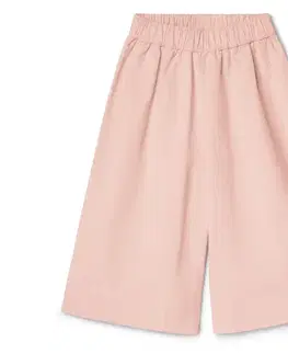 Detské menčestrové nohavice culotte