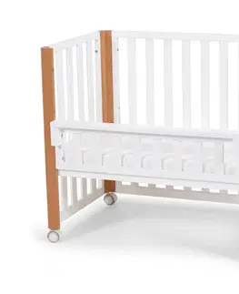 KINDERKRAFT SELECT - Detská postieľka 4v1 KOYA Premium buk/borovica KFKOYA00WHT0000