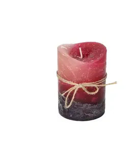 Dekoria Sviečka Dorotea 10cm cherry, 7 x 10 cm