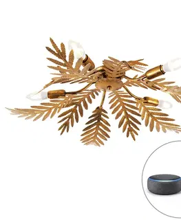 Vintage Smart stropné svietidlo zlaté 70 cm vrátane 5 WiFi B35 - Botanica
