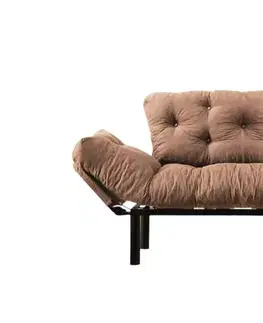 Dvojmiestna rozkladacia pohovka Nitta - Light Brown