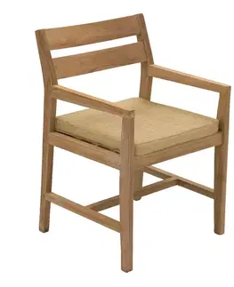 DEOKORK Záhradné pevné kreslo WINSTON (teak)
