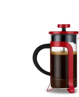 Kanvica french press 300 ml, 2 šálky, červená