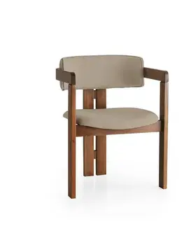 Jedálenská stolička CO Mink and Walnut