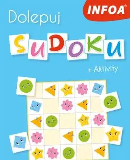 Dolepuj sudoku + Aktivity - modrý sešit / modrý zošit (CZ/SK vydanie)