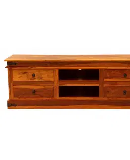 TV stolík 160x55x45 Jali z indického masívu palisander